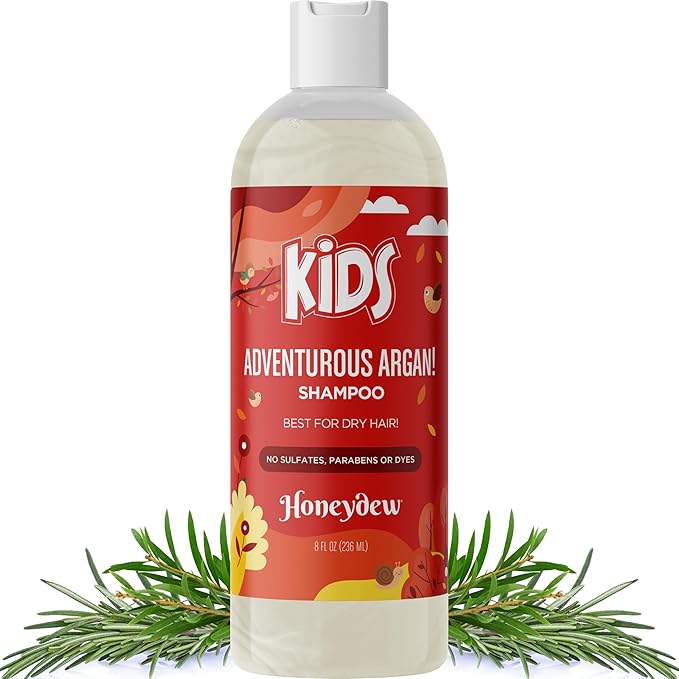 Nourishing Kids Shampoo for Dry Scalp - Gentle Dry Scalp Care Shampoo for Kids with Cleansing Essential Oils for Kids - Clarifying Shampoo for Build Up and Dry Flaky Scalp with Tea Tree Oil for Hair