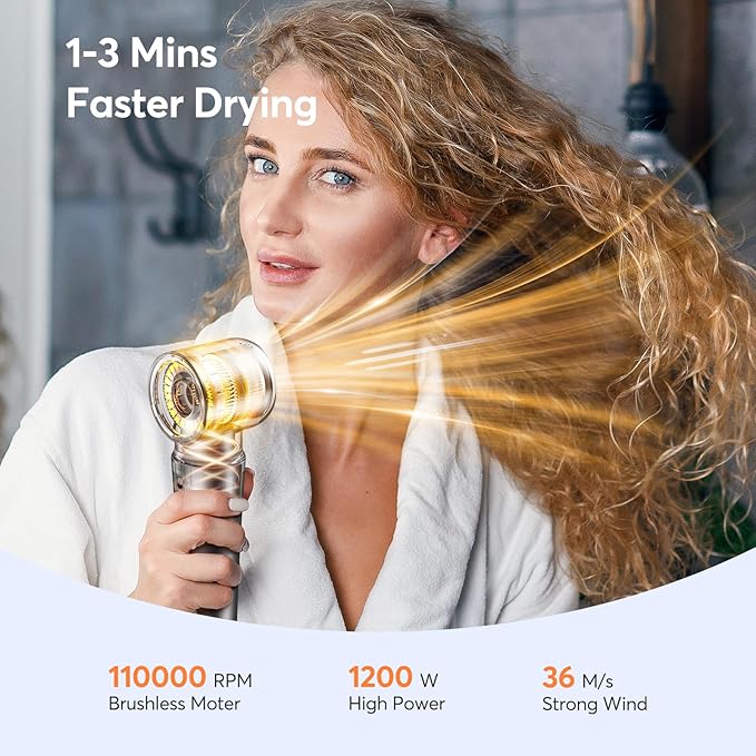 5 in 1 Air Wrap Hair Styler for Women - High-Speed Frizz-Free Hair Dryer Brush, Ion Fast Drying Auto Wrap Cruler, No Heat Damage Air Styler Wrap - Curl, Volumize, Straighten, Gift Idea