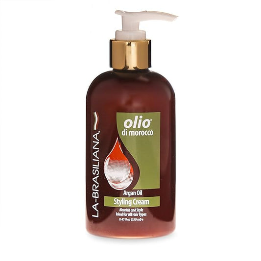 La-Brasiliana Olio Di Morocco Argan Oil Styling Cream, 8.45 fl.oz.