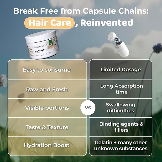 HairVive Hair Supplements for Hair Growth - Hair Vitamins for Women & Men - with Biotin, Collagen, Keratin, Hyaluronic Acid, Zinc, Selenium & More - 3.39 Oz - 30 Servings - Apple Pie Flavor