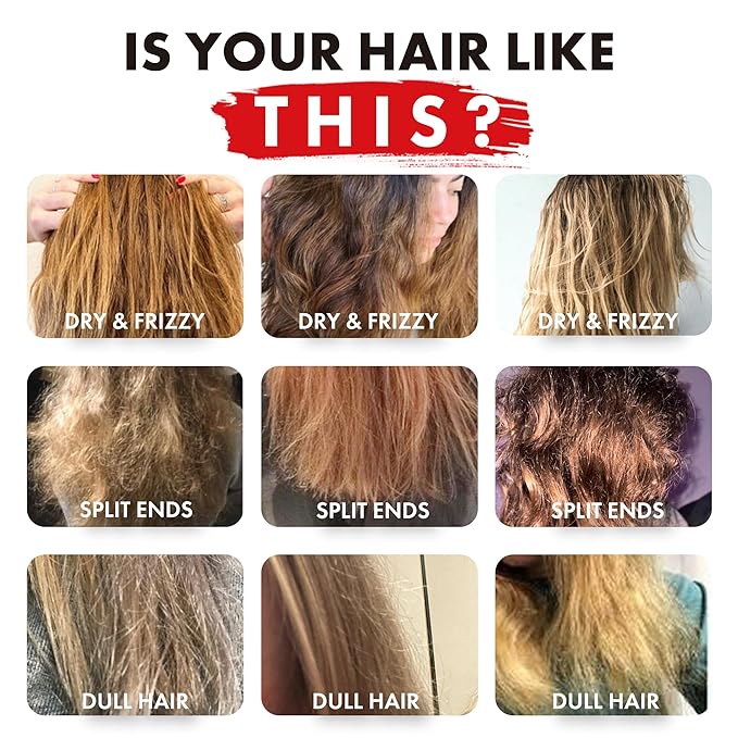 ALFHEIM Argan+ Repairing Conditioner for Dry, Damaged & Frizzy Hair with Moroccan Argan Oil, Keratin, Oat Protein – Deep Moisture, Repair, Detangling & Shine Boost – Color Safe, Sulfate Free – 18 oz