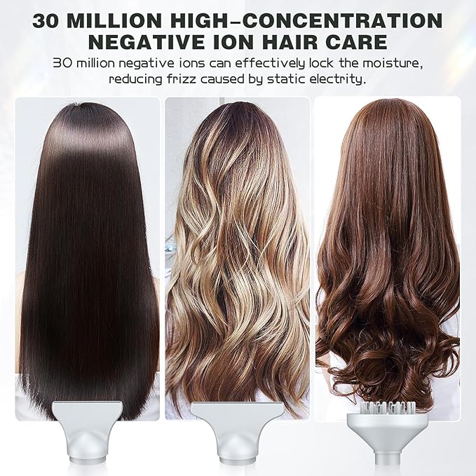 slopehill Hair Dryer - Professional Ionic Hairdryer, High-Speed Blow Dryer for Fast Drying, Home & Salon & Travel, Low Noise, Lightweight Compact Ceramic Blowdryer