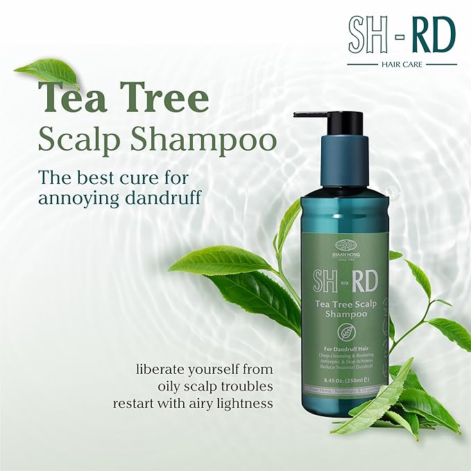 250ml Tea-Tree Shampoo + 250ml Nutra-Therapy Conditioner for Dandruff & Sensitive Scalp