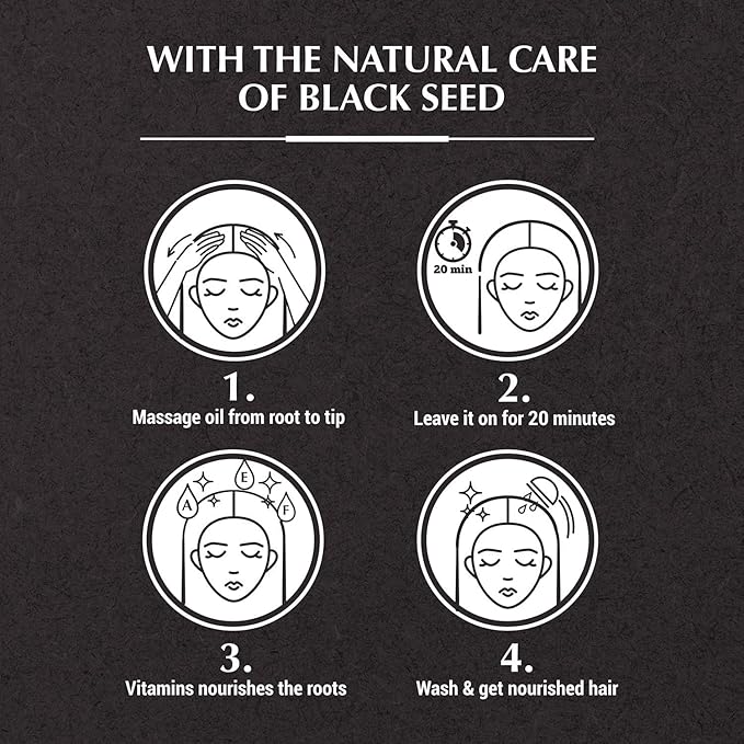 Vatika Naturals Dabur Enriched Black Seed Hair Oil – Strengthening & Shine-Enhancing Serum with Black Seed Extract for Scalp Vitality, Moisture Balance & Resilience – Promotes Healthy Hair – 300 ml