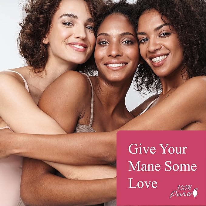 100% PURE Honey & Virgin Coconut Restorative Conditioner Moisturizer & Repair Replenishing Nutrient Boost for Dry Damaged Hair, Promotes Healthy Growth for Women & Men - Sulfate Free - 8 Fl Oz