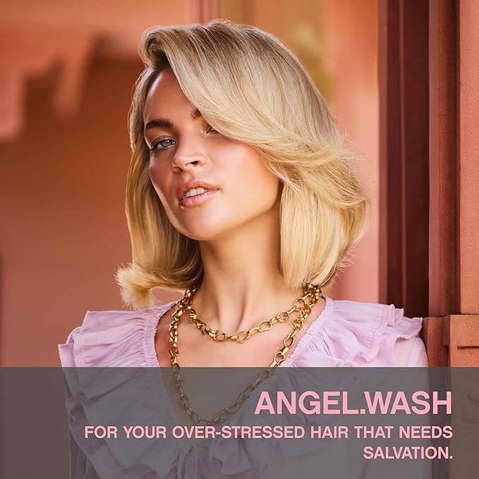 KEVIN.MURPHY ANGEL.WASH - Restorative Shampoo - For Fine Coloured Hair - Colour-Safe Shampoo - With Vitamins & Antioxidants - Sulphate & Paraben Free - 250 ml / 8.4 fl oz