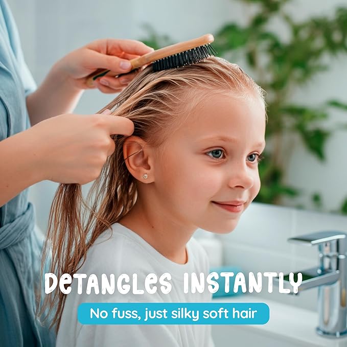 Fresh Monster Swim Conditioner for Kids – Post-Swim Hydrating Conditioner Repairs Chlorine & Salt Water Damage – Sulfate-Free, Tear-Free, Moisturizing Hair Care for Swimmers, 8.5 oz