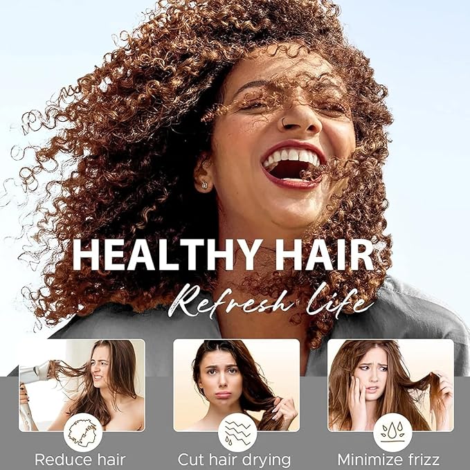 Tgideas Hair Oil Spray with Shea Butter and Jojoba Oil - Heat Protection Lightweight Anti-Frizz, Repair Split Ends, Color Protecting and Nourishing, Unisex Daily Care, 80ml