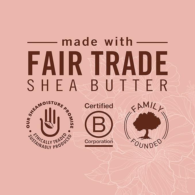 SheaMoisture Curling Styling Cream For Curl Definition Coconut & Hibiscus Curl and Detangle Kids Hair 6 oz