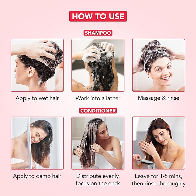 Botanic Hearth Apple Cider Vinegar Shampoo and Conditioner Set | Helps Dry Itchy Scalp, Dandruff, Frizz and Hair Loss | Color Safe, Sulfate Free Shampoo | All Hair Types, Men and Women, 16 fl oz each