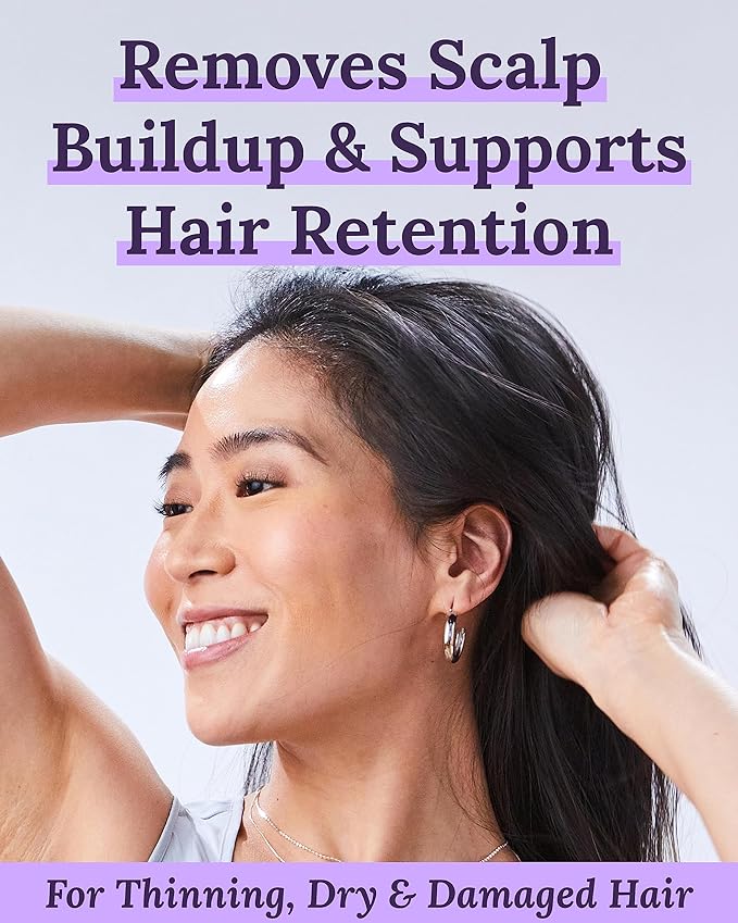 Micro Exfoliating Mask for Scalp & Hair - Keranique Clarifying Scalp Scrub for Women - Cleansing & Moisturizing Scalp Detox Conditioner - Creates Foundation for Fuller Growth - Hair Mask & Exfoliator