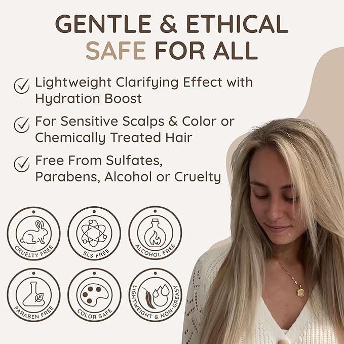 VITAMINS hair cosmetics Keratin Shampoo Sulfate Free - Hair Treatment for Dry Damaged Hair - Biotin and Collagen Shampoo with Castor Oil for Curly, Wavy or Straight Locks - 8.5 Fl Oz