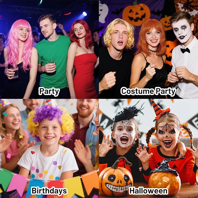 Green Hair Spray, Temporary Hair Color Spray for Kids Women Men– Safe Non Sticky Washable One Day Hair Dye Spray, Disposable Accessories Included, for Halloween Cosplay Party DIY Costume Pet Fun