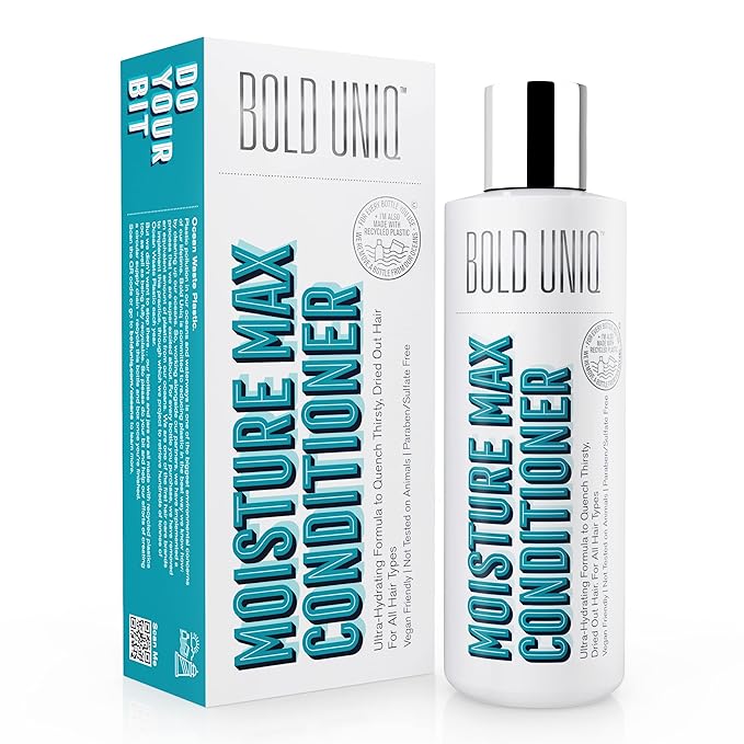 Moisturizing & Hydrating Conditioner for Dry Hair & Scalp. Deeply Nourishes, Detangles & Repairs Damaged, Colored, Curly & Frizzy Hair. Peta-approved, Vegan & Cruelty-Free. Sulphate & Paraben Free.