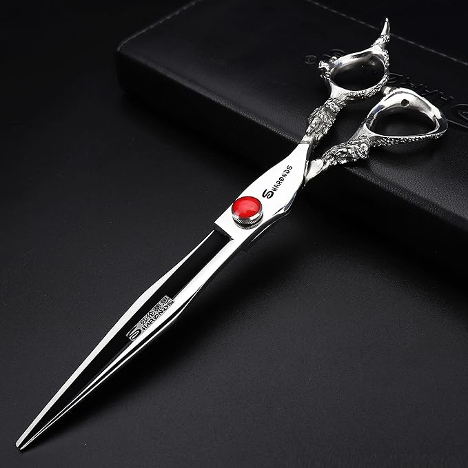 6/7/8/9 inch Professional Hair Cutting Thinning Scissors Barber Shears Hairdressing Salon Set (8 inch flat)