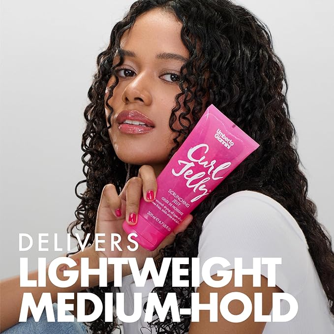 Umberto Giannini Curl Jelly Dream Duo - Curl Scrunching Jelly & Creme - Curl Cream & Gel for Defined, Healthy, Bouncy Curls, Coils & Waves