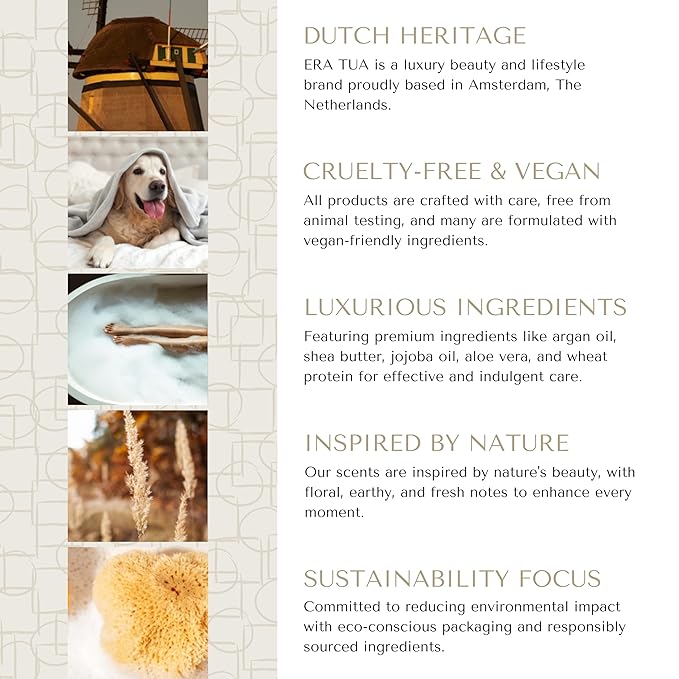 Embraced Blossom Repairing Shampoo & Conditioner | Dutch Made & Formulated Repairing Duo for Damaged Hair | Sweet Scent of Neroli, Orange Blossom & Jasmine 750ml