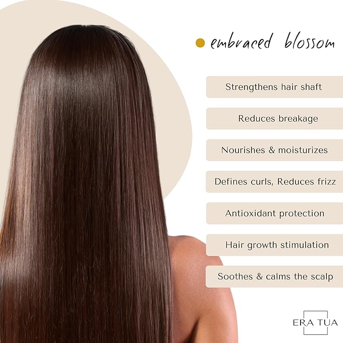 Embraced Blossom Repairing Shampoo & Conditioner | Dutch Made & Formulated Repairing Duo for Damaged Hair | Sweet Scent of Neroli, Orange Blossom & Jasmine 750ml