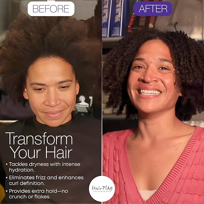 Hair Play SEAL Hair Serum for Frizzy and Damaged Hair - Anti Frizz Hair Oil with Heat Protectant Serum for Women & Men - Lightweight Smoothing Hair Serum for Shiney Hair - Hair Moisturizer Oil - 2oz