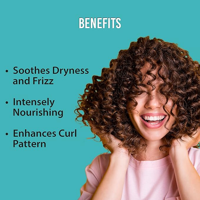 XO Curls 2 Pcs Curl Therapy Range 8 Fl Oz | Hydrating Conditioner & Hydrating Shampoo Combo | Frizz-Free | Soft Natural Curls | Argan Oil | Unisex Adult