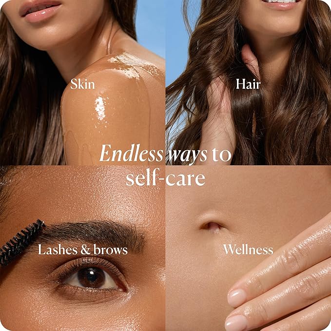 Sky Organics Castor Oil - USDA Certified Organic Hair Oil for Hair Growth, Skin, Face, Eyelashes - Cold Pressed & Hexane Free - Pure Organic Castor Oil Pack Wrap - Carrier & Hair Treatment Oil -16oz