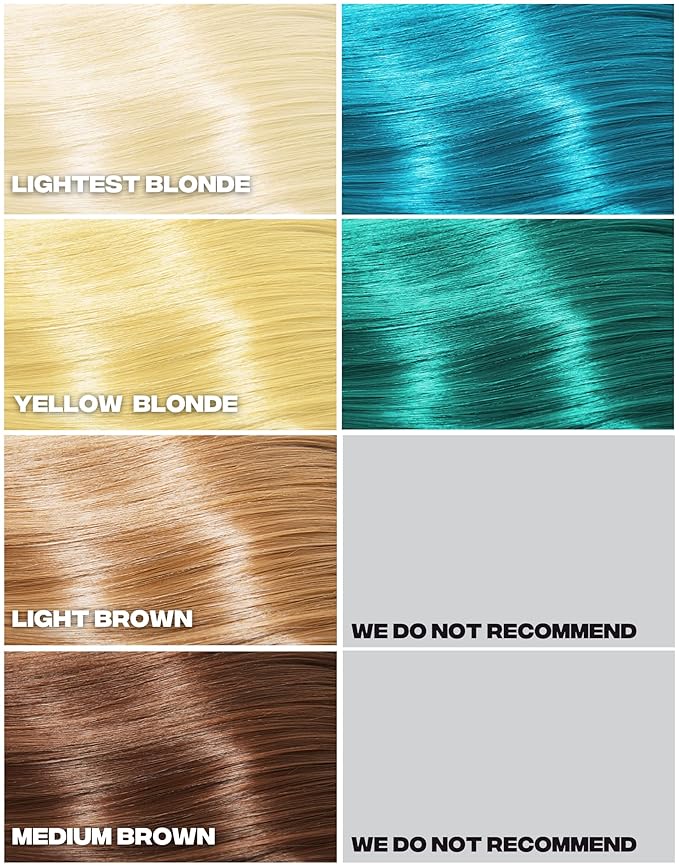 Good Dye Young Semi-Permanent Hair Color, Vegan and Cruelty-Free Blue Hair Dye, Last up to 24 Washes, Non-Damaging Conditioning Hair Color (5FL OZ, Narwhal)