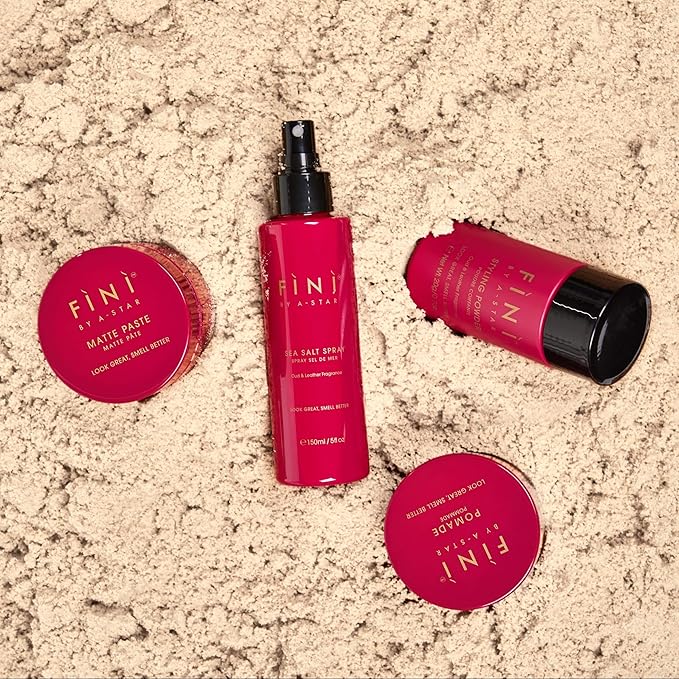 Sea Salt Spray for Men | Texturizing & Volumizing Hair Spray with Oud Fragrance | Natural Matte Finish & Anti-Frizz | Beach Waves Look