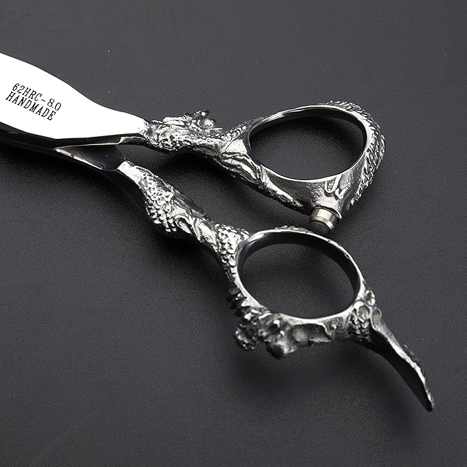 6/7/8/9 inch Professional Hair Cutting Thinning Scissors Barber Shears Hairdressing Salon Set (8 inch flat)