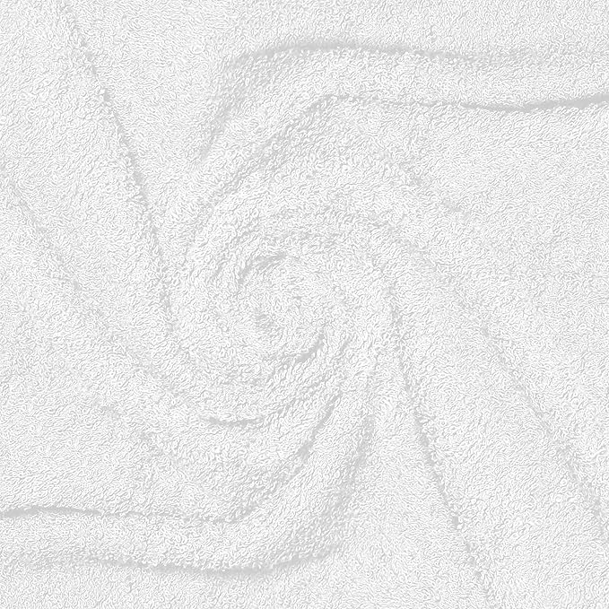 24 Pack Luxury Salon Towels, 100% Ringspun Cotton Comfort, Not Bleach Proof Highly Absorbent Barber Towels (27 x 16) Hair Towel Wrap for Women, Hand, Gym, Beauty, Spa & Home Hair Care – White